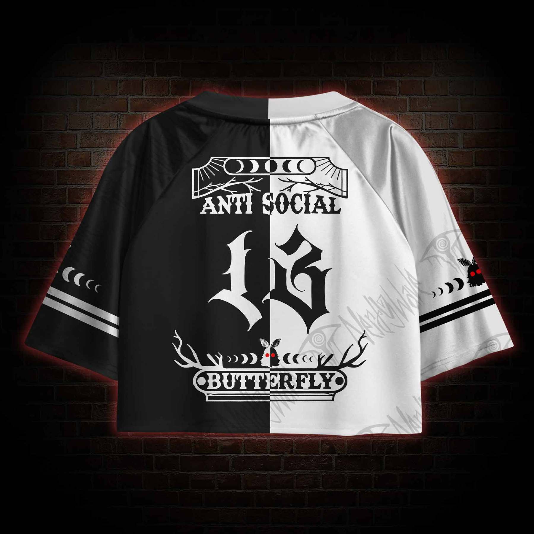 Anti-Social Butterfly Sports Crop Jersey