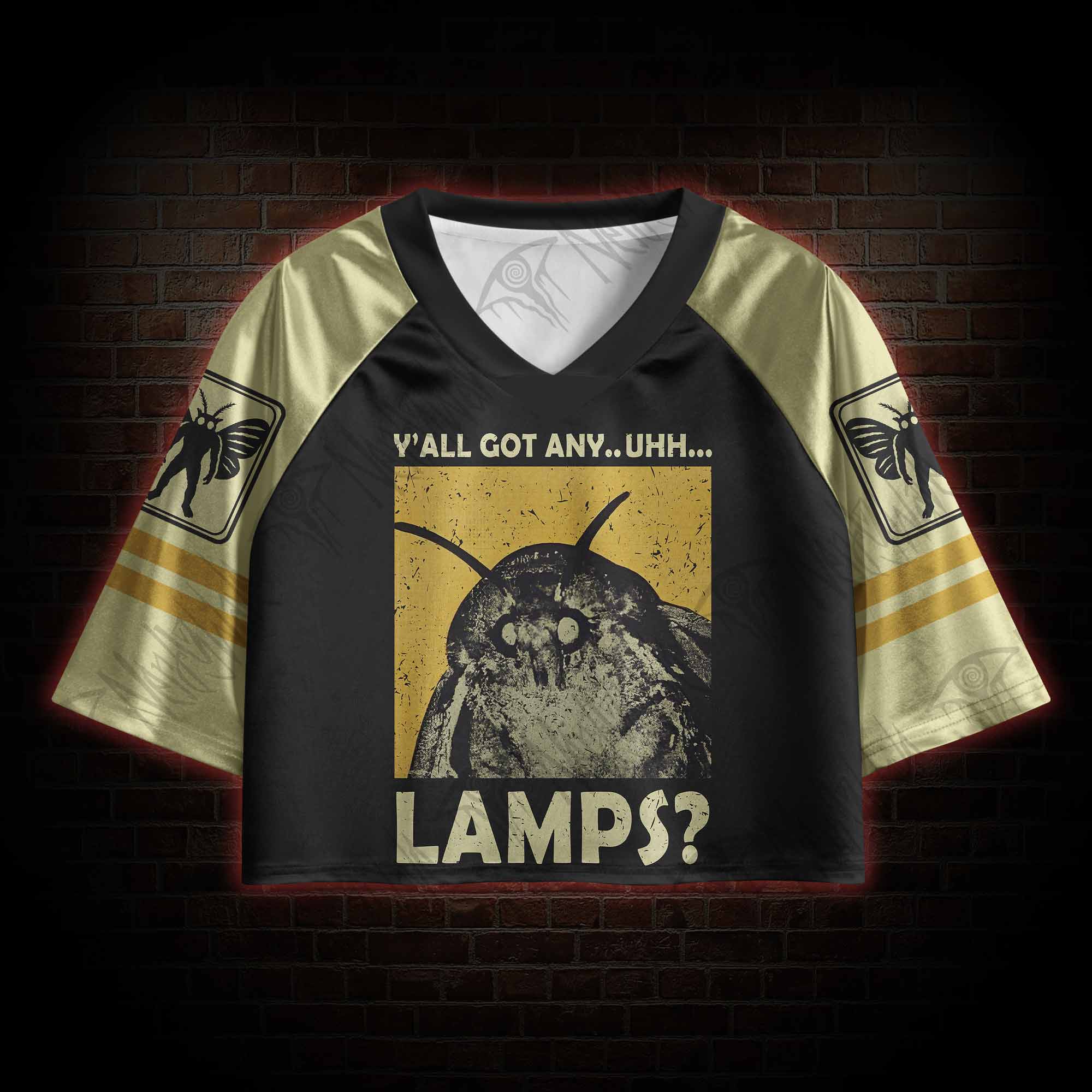 Y'all Got Any... Uhh... Lamps Sports Crop Jersey
