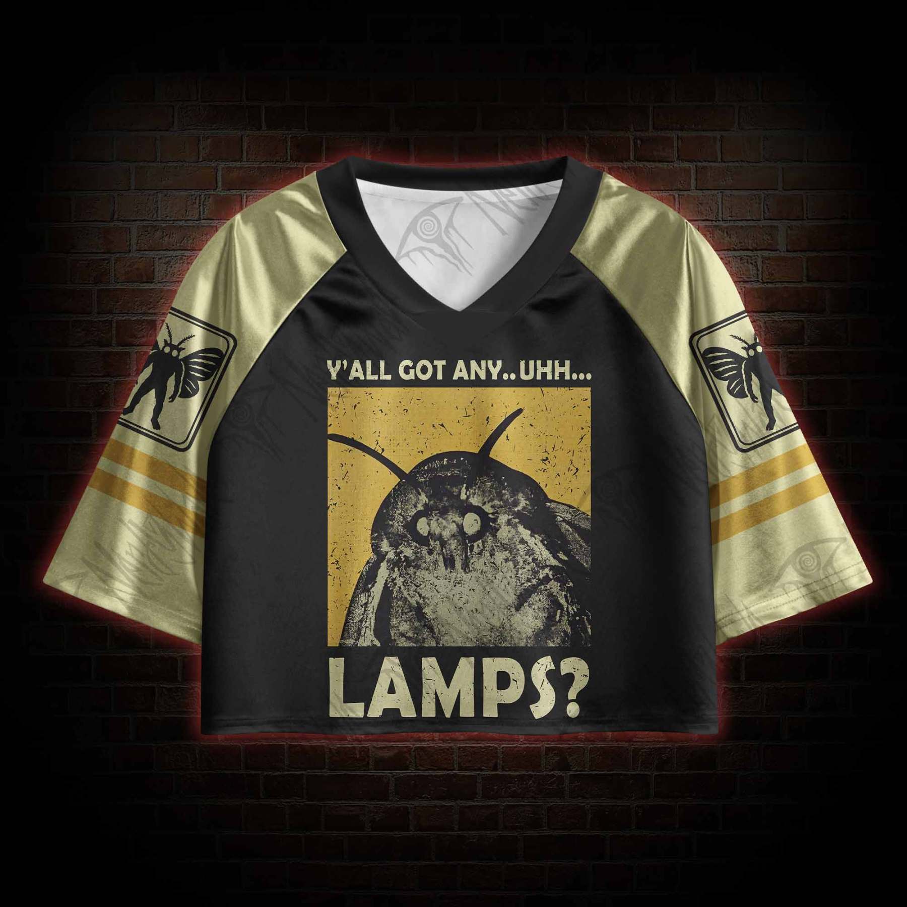Y'all Got Any... Uhh... Lamps Sports Crop Jersey