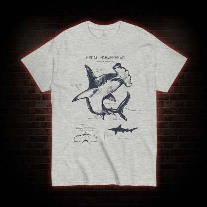 Great Hammerhead Anatomy T-Shirt