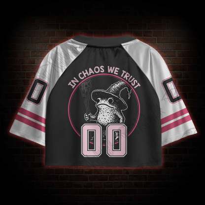 Off to Commit Tomfoolery Sports Crop Jersey