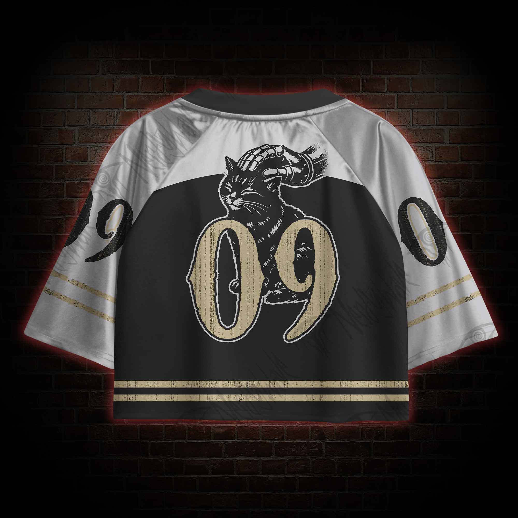 Feline Crusader Sports Crop Jersey