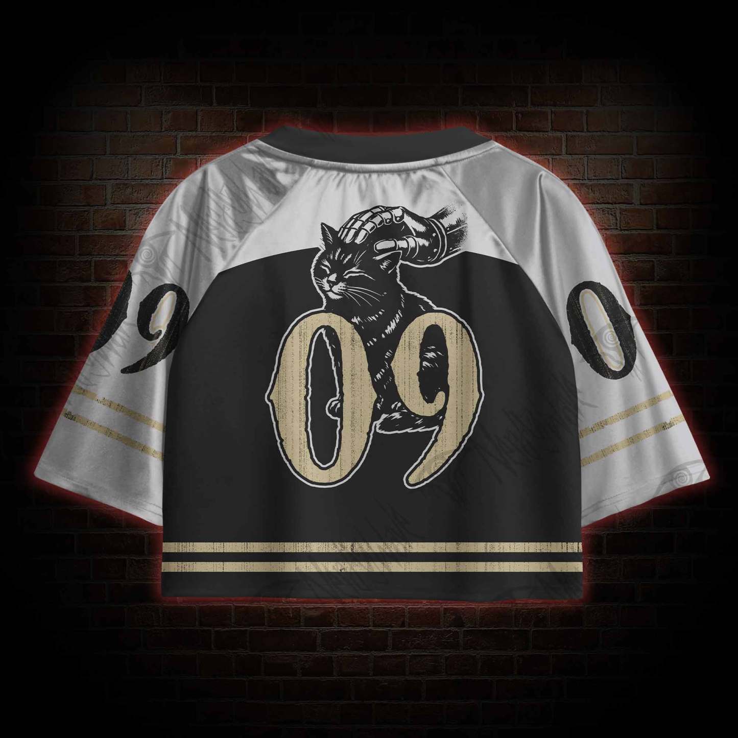 Feline Crusader Sports Crop Jersey