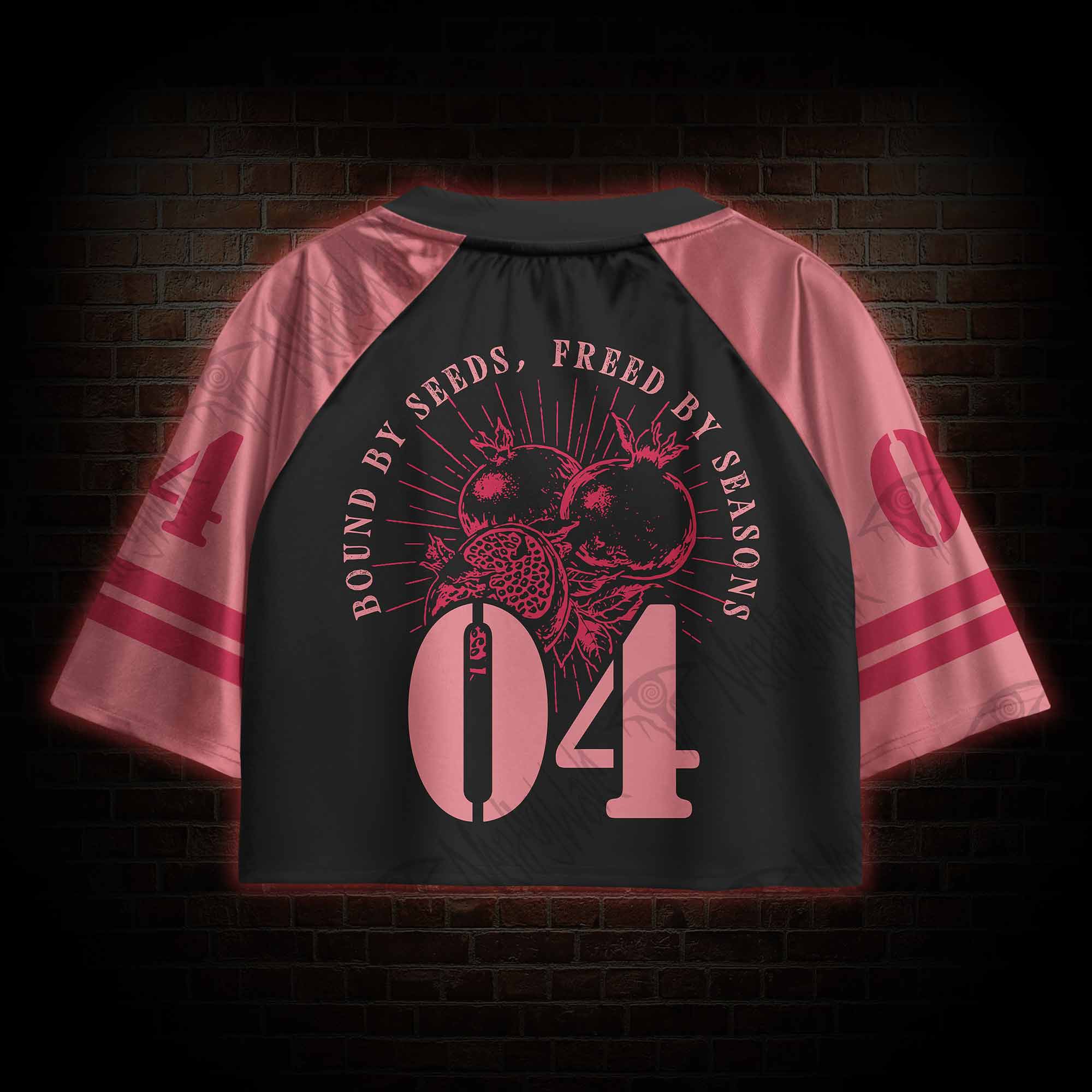 Bound by seeds Sports Crop Jersey