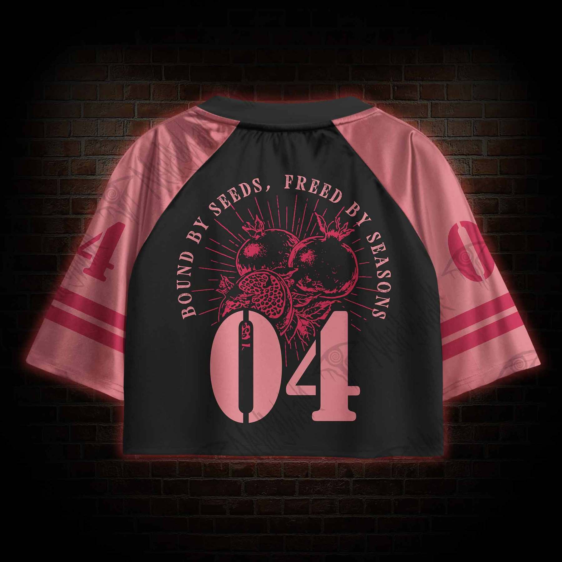 Bound by seeds Sports Crop Jersey