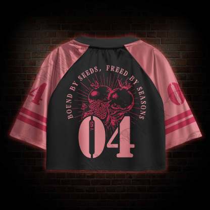 Bound by seeds Sports Crop Jersey