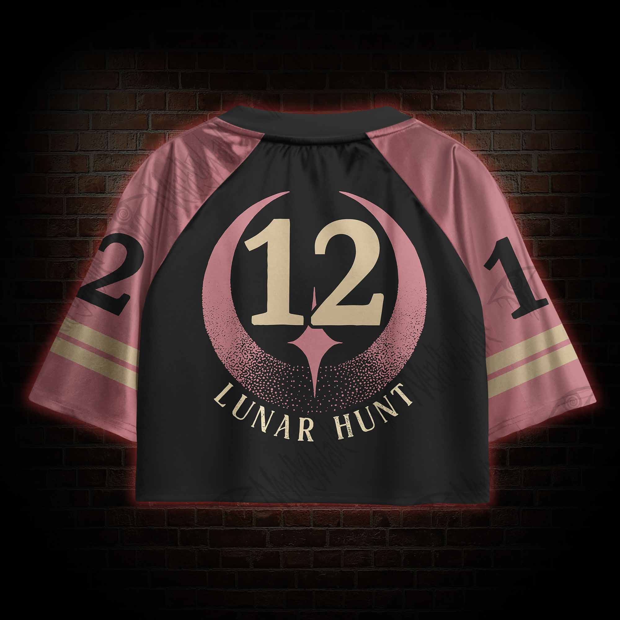 Run Wild Stay True Sports Crop Jersey