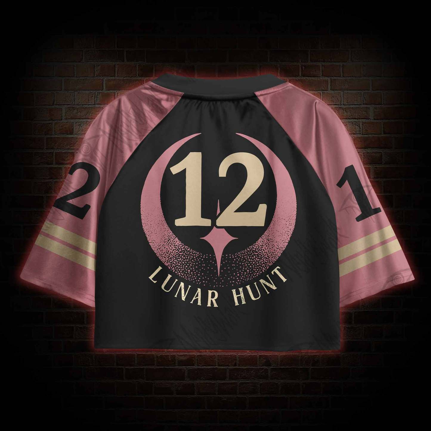 Run Wild Stay True Sports Crop Jersey