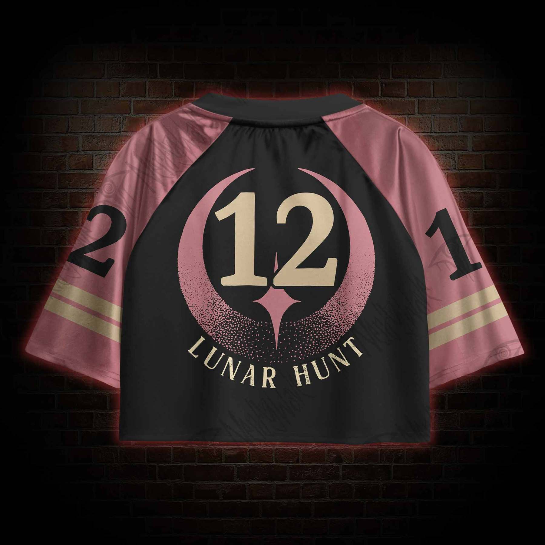 Run Wild Stay True Sports Crop Jersey