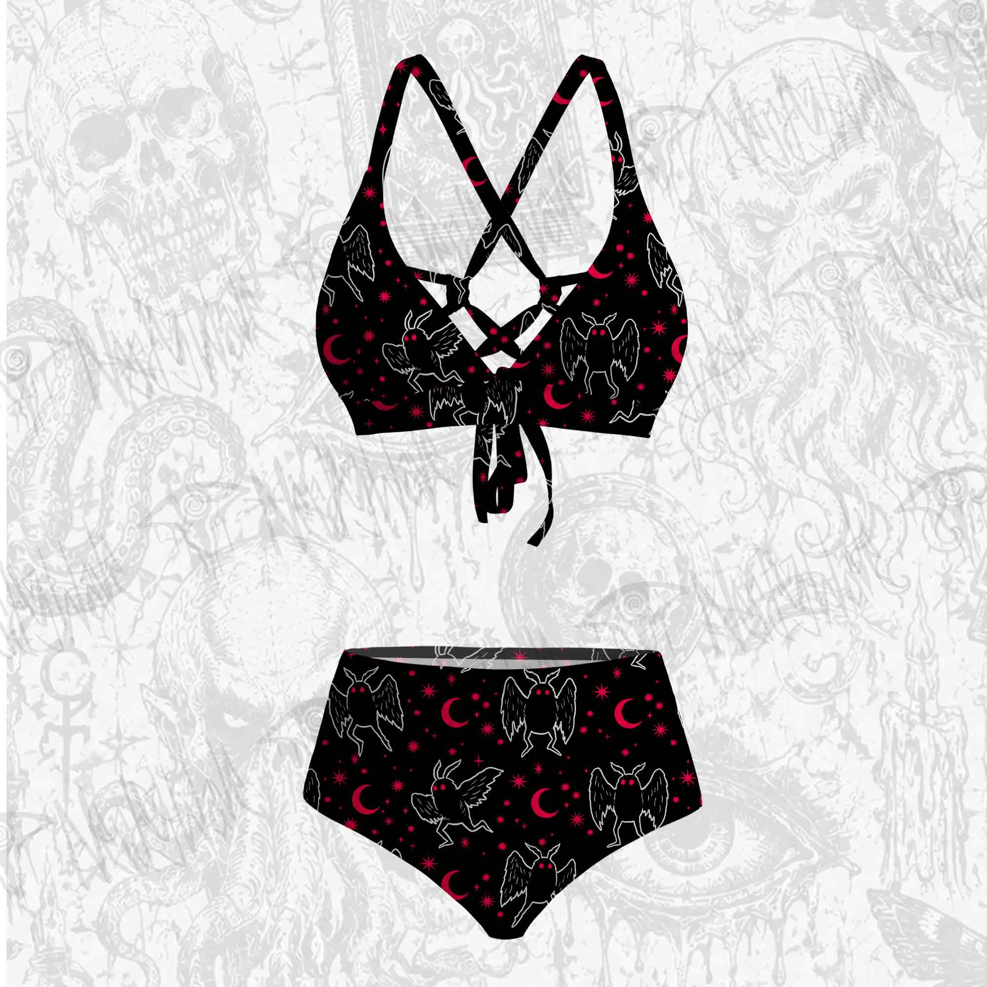 Mothman Night Bikini Set 