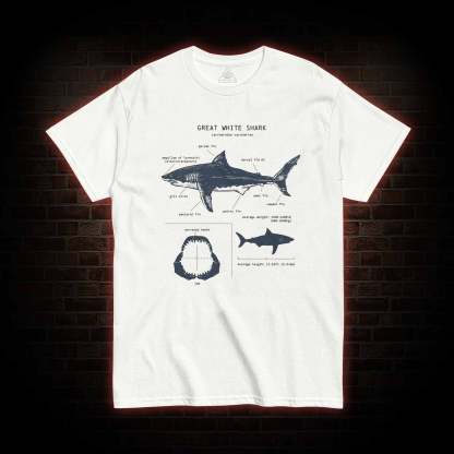 Great White Shark Biology T-Shirt 