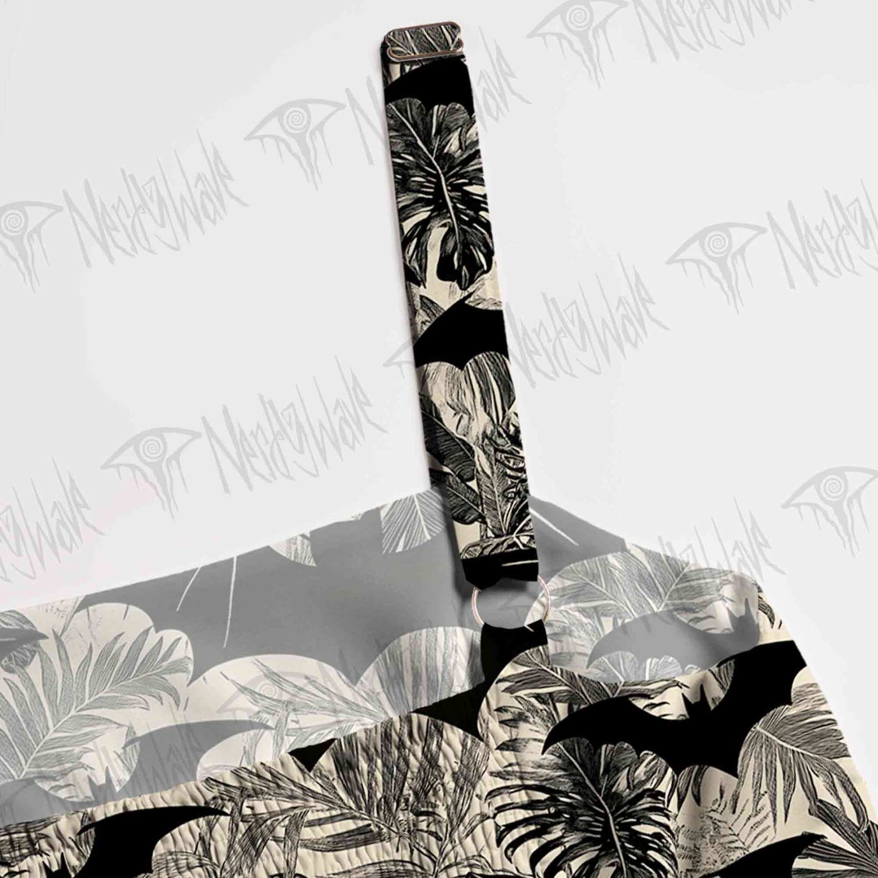 Bats in the Jungle Spaghetti Strap Long Dress