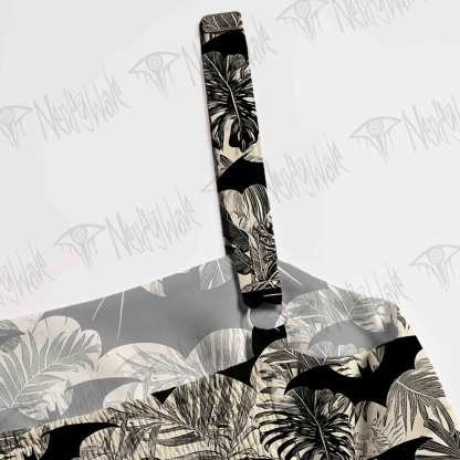 Bats in the Jungle Spaghetti Strap Long Dress