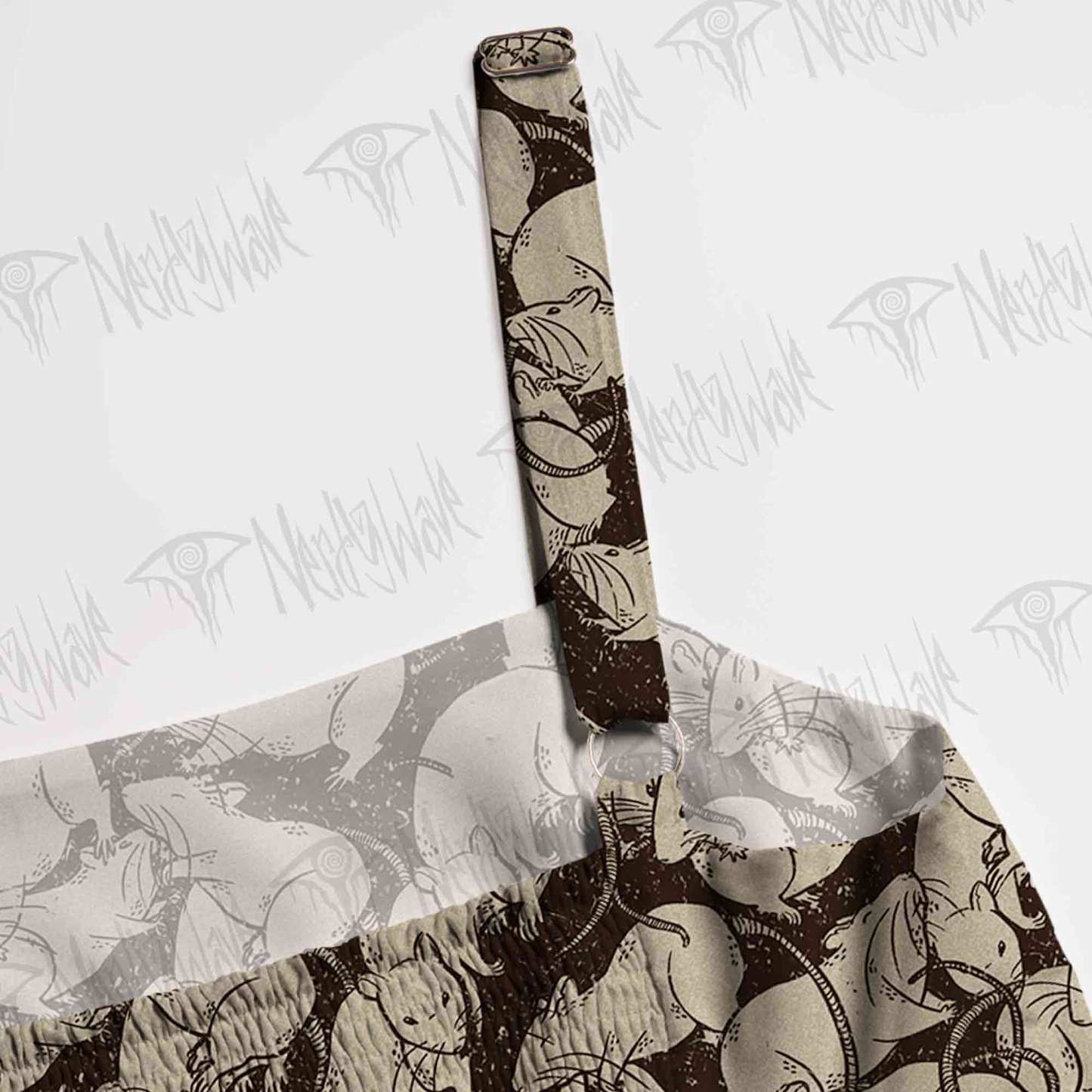 Black Death Spaghetti Strap Long Dress