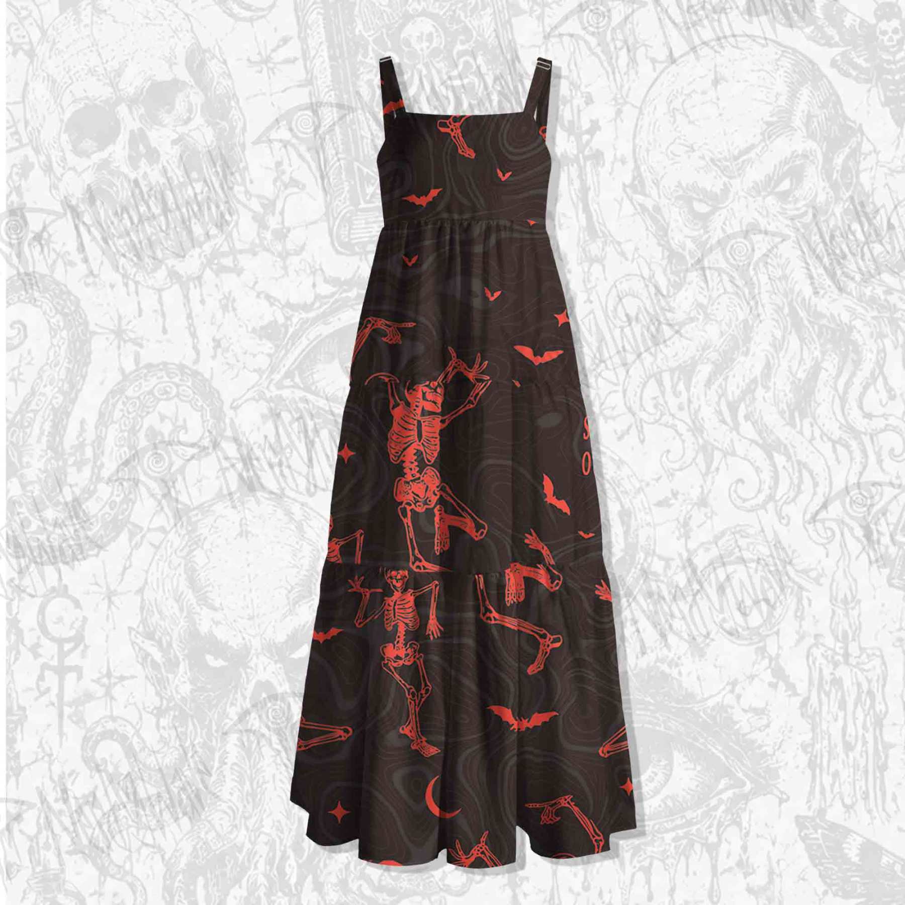 Surviving Purely Out of Spite Spaghetti Strap Long Dress