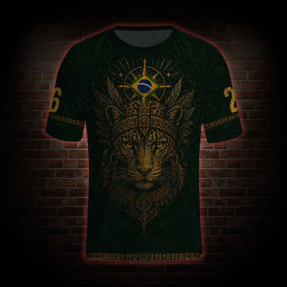 Personalized Brasil Jaguar Football Jersey