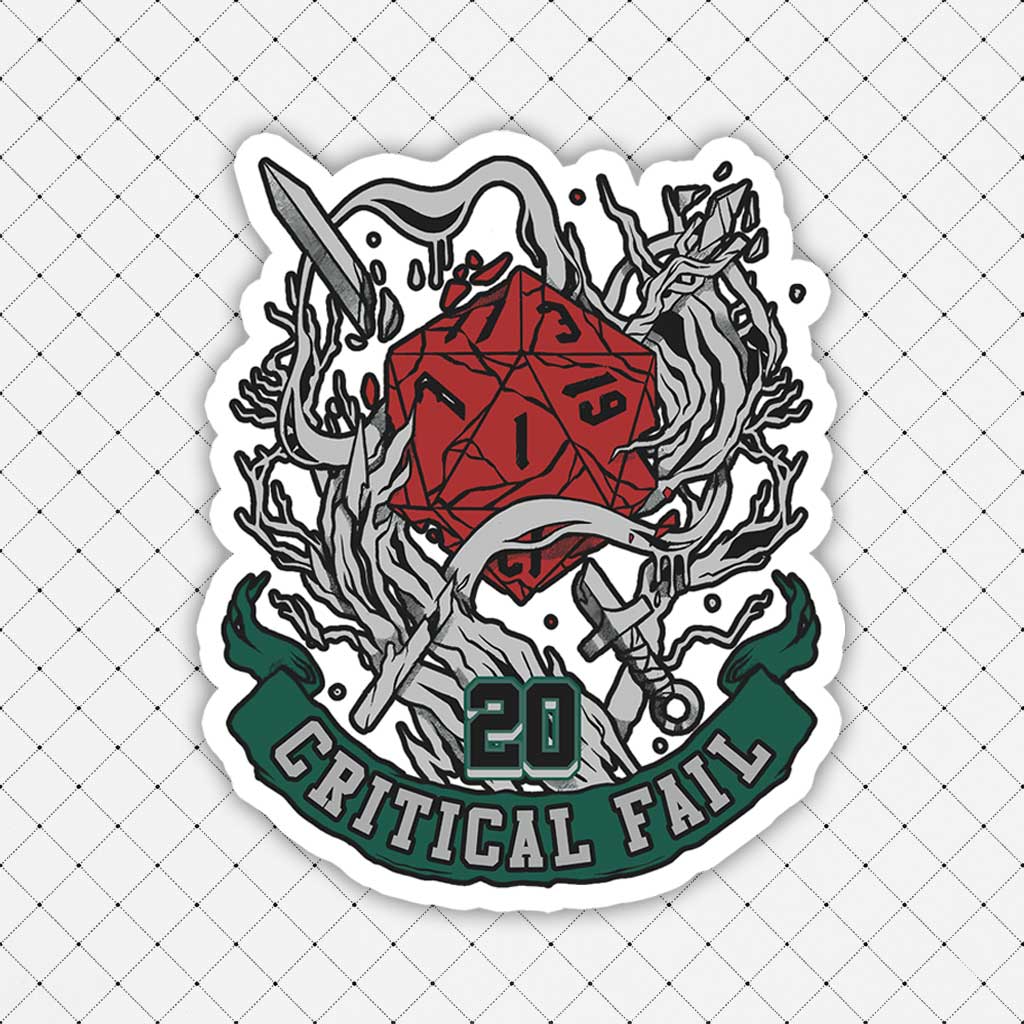 Critical Fail Sticker