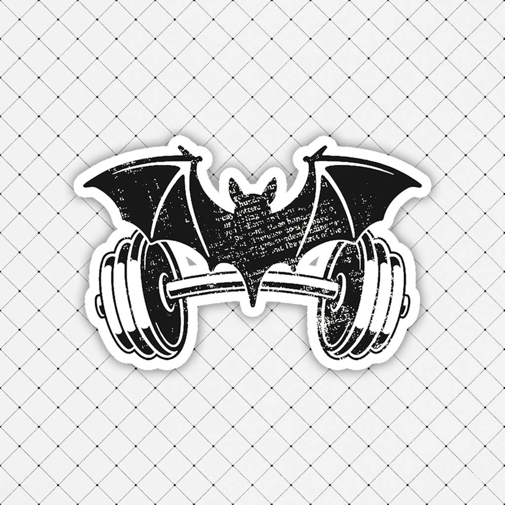 Fitness Bat Sticker
