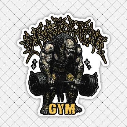Alien Hunter Gym Sticker