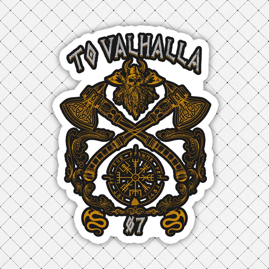 To Valhalla Sticker