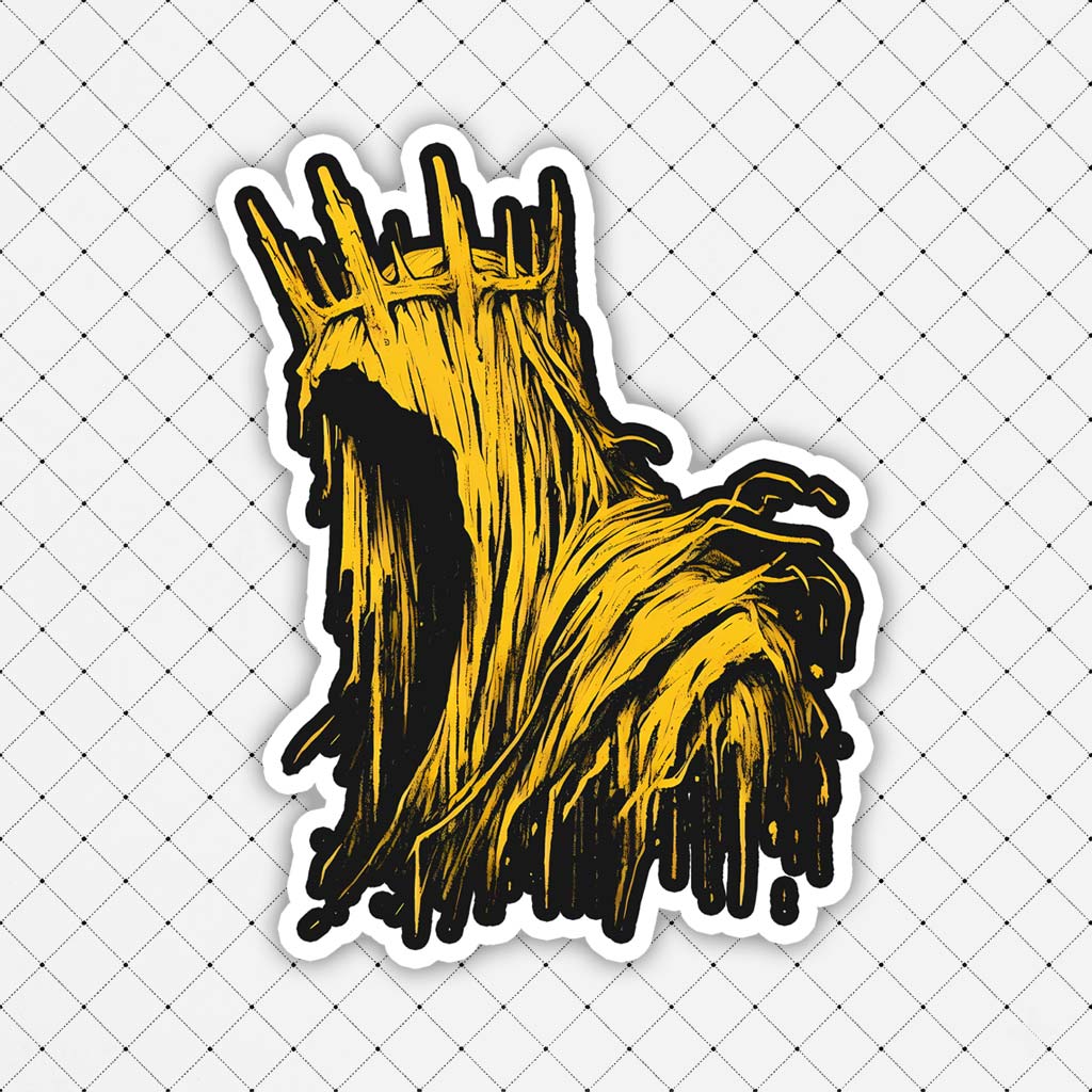 The Yellow King Sticker