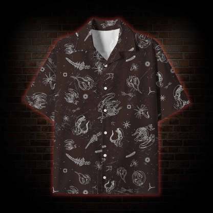 Aliens Lightweight Hawaiian Shirt
