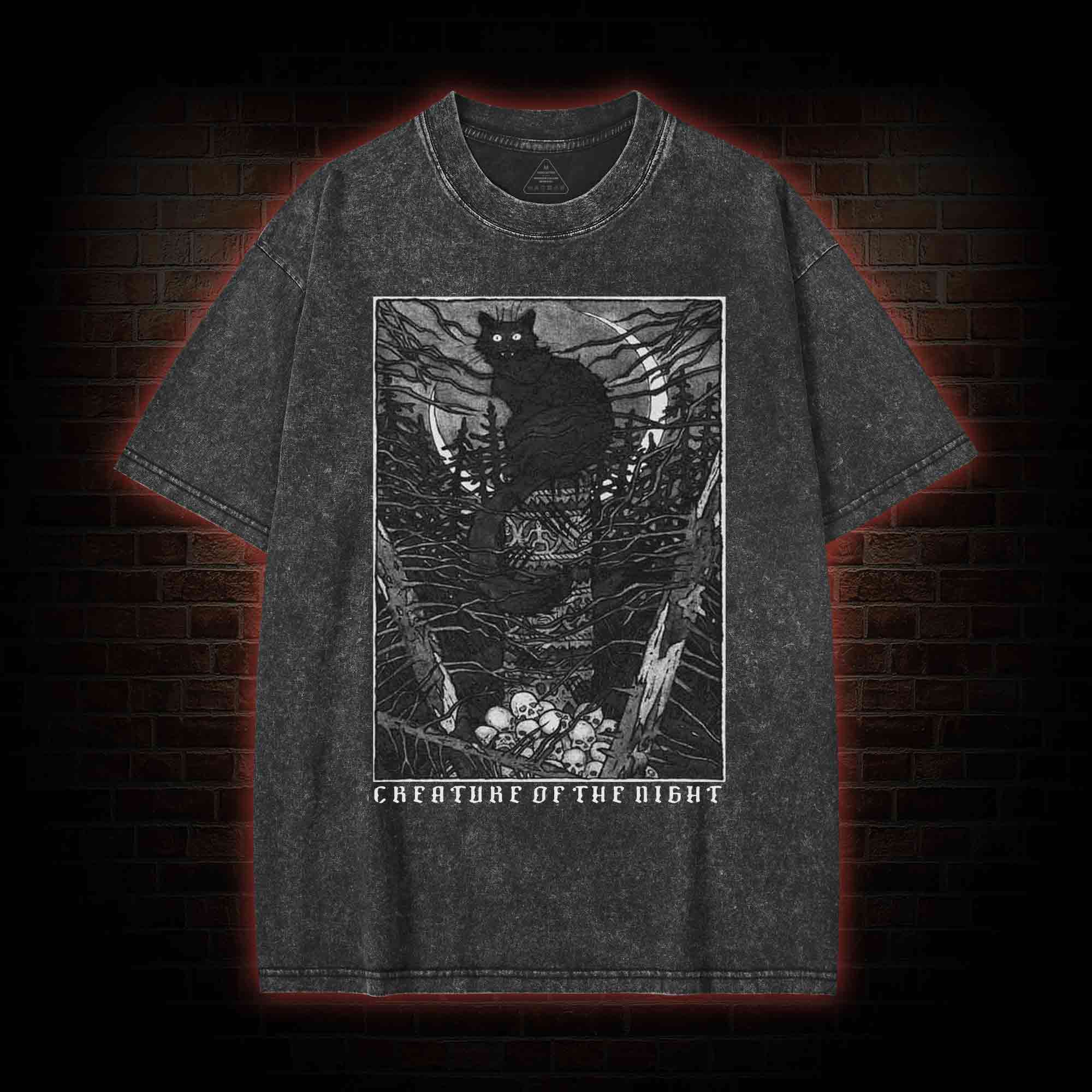Creature of the Night Washed T-shirt