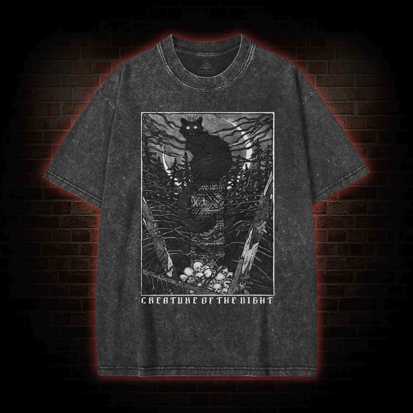 Creature of the Night Washed T-shirt