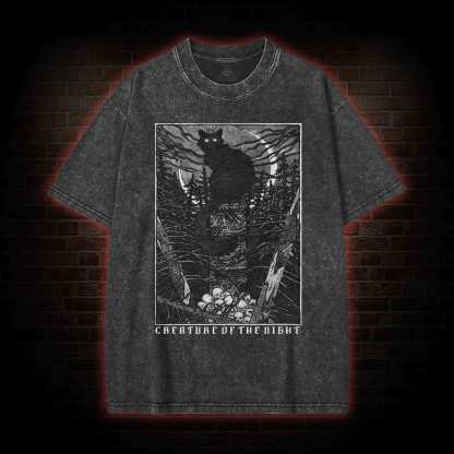 Creature of the Night Washed T-shirt