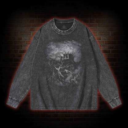 Fall of Rebel Angels Washed Long-Sleeve T-shirt