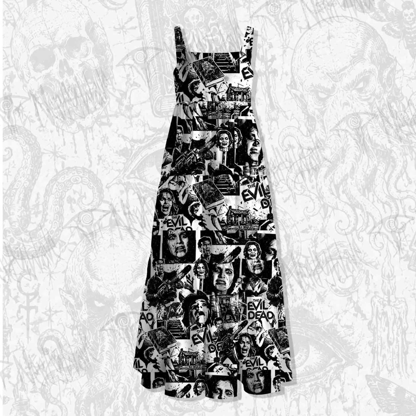 Groovy Strap Long Dress