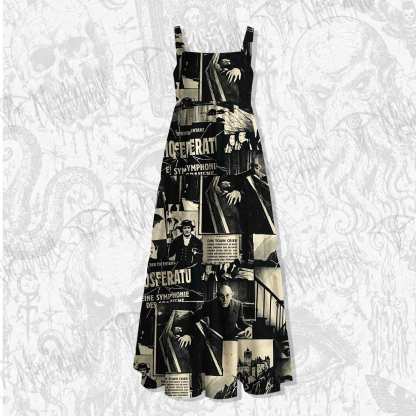 Nosferatu Strap Long Dress
