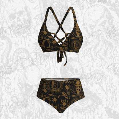 Retro Praise the Sun Bikini Set