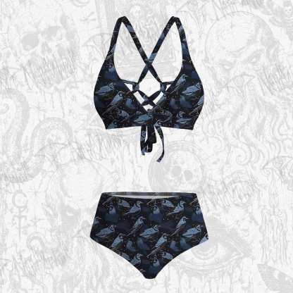 Crows at Night Bikini Set