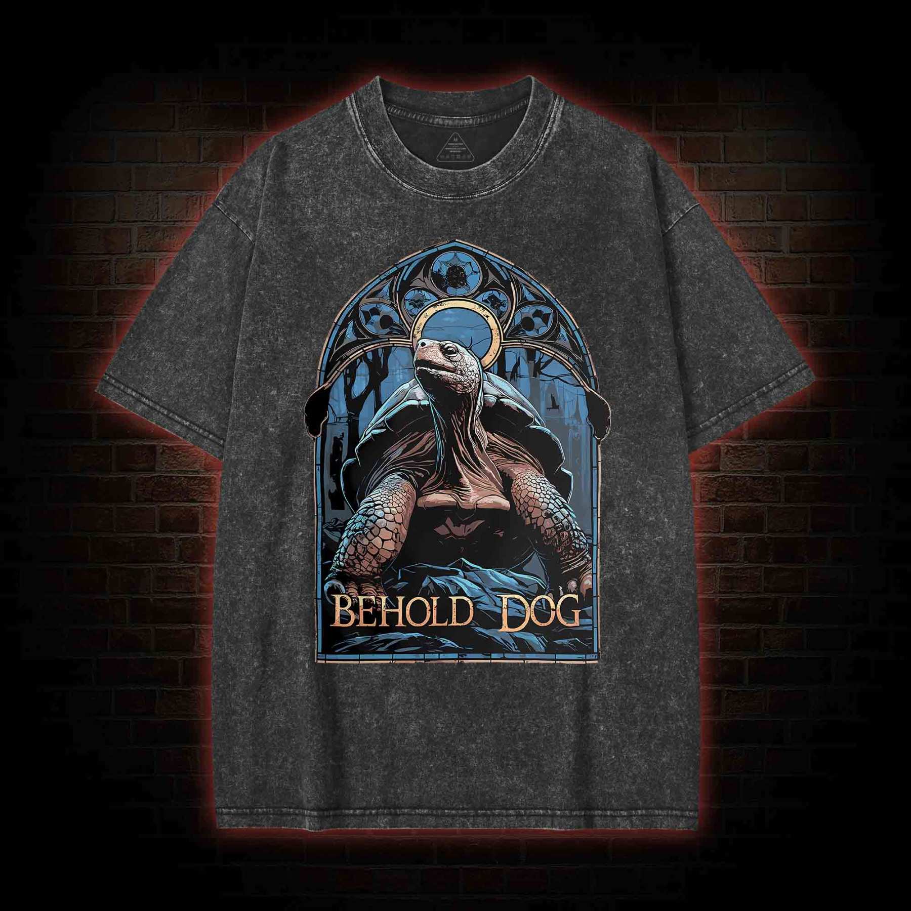 Behold Dog Washed T-shirt