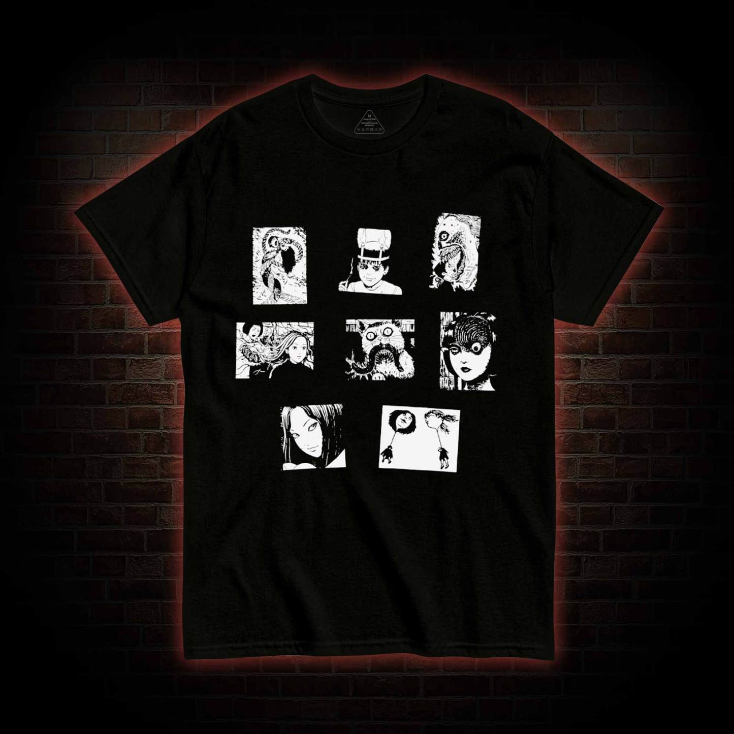Retro Horror Manga T-shirt