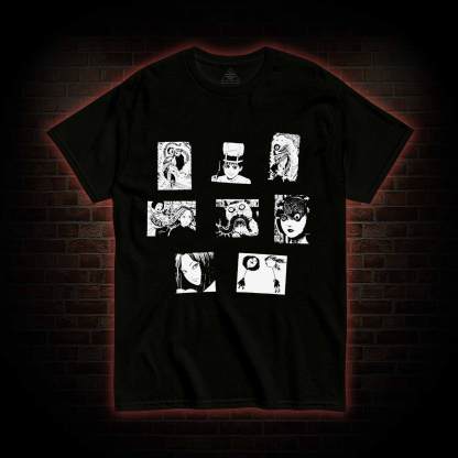 Retro Horror Manga T-shirt