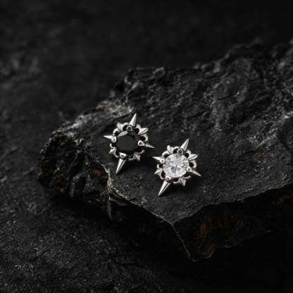 Gothic Star Earrings