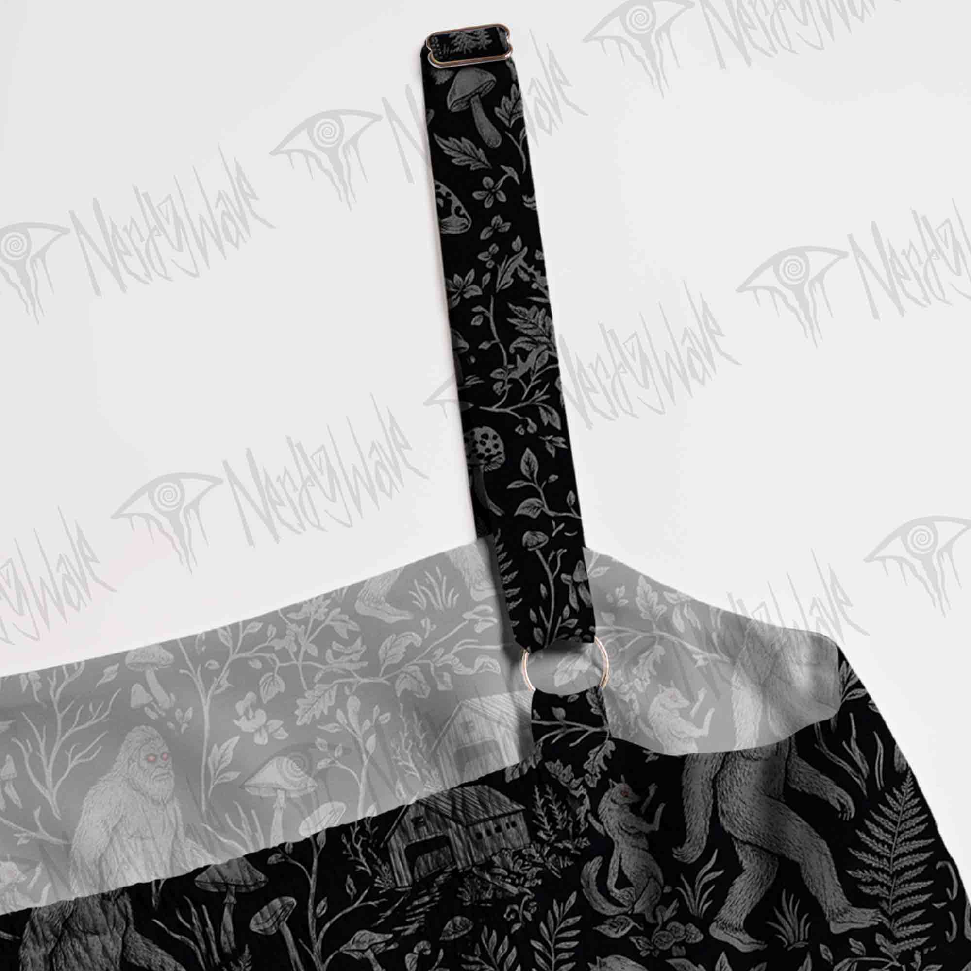 Cryptid Forest Wide Straps Maxi Dress