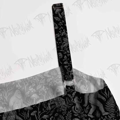 Cryptid Forest Wide Straps Maxi Dress