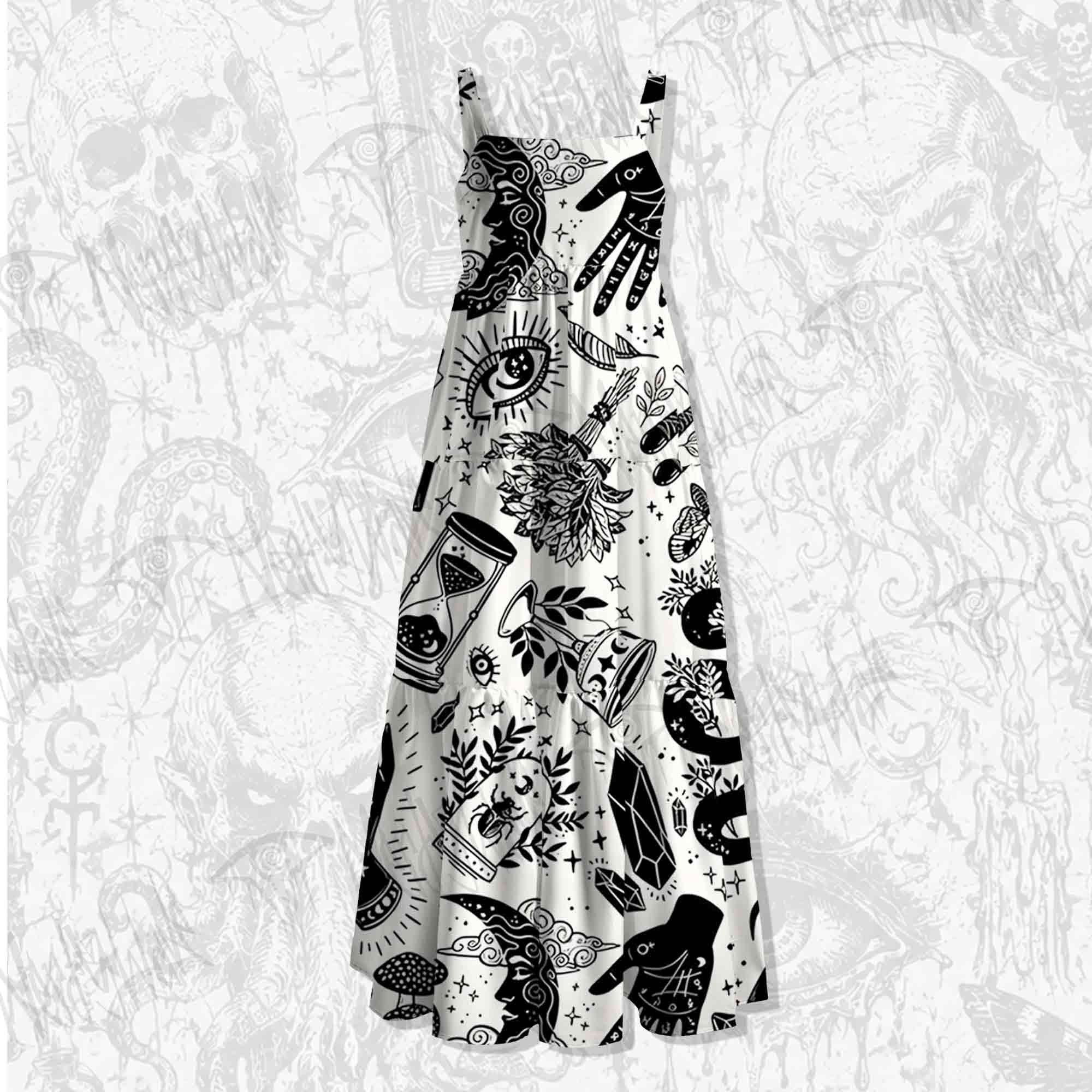 Witch's Cabinet Wide Straps Maxi Dress