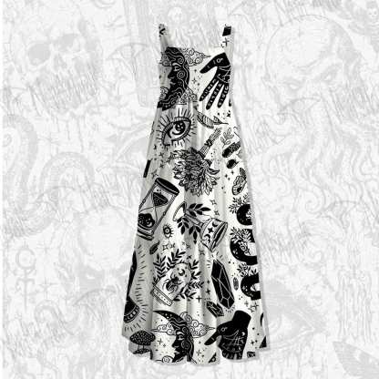 Witch's Cabinet Wide Straps Maxi Dress