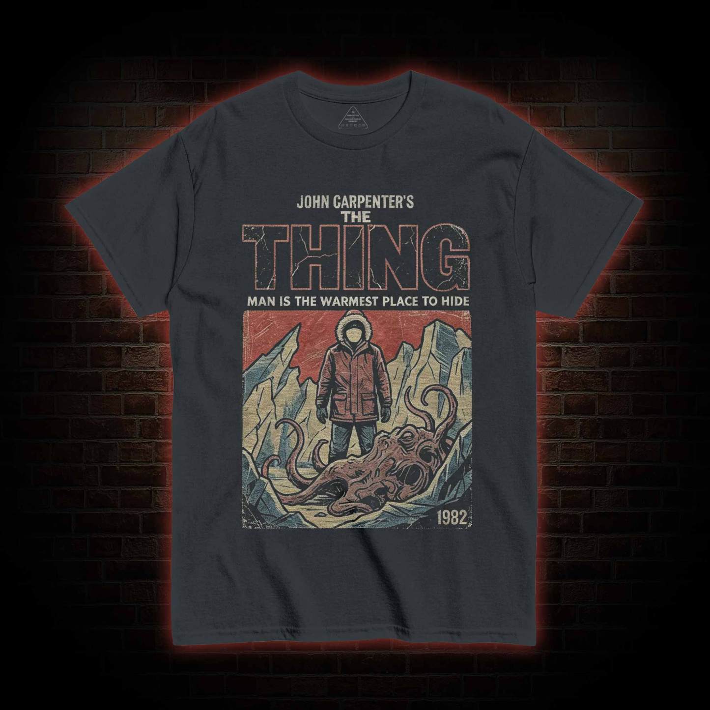 Man is the Warmest Place to Hide T-shirt