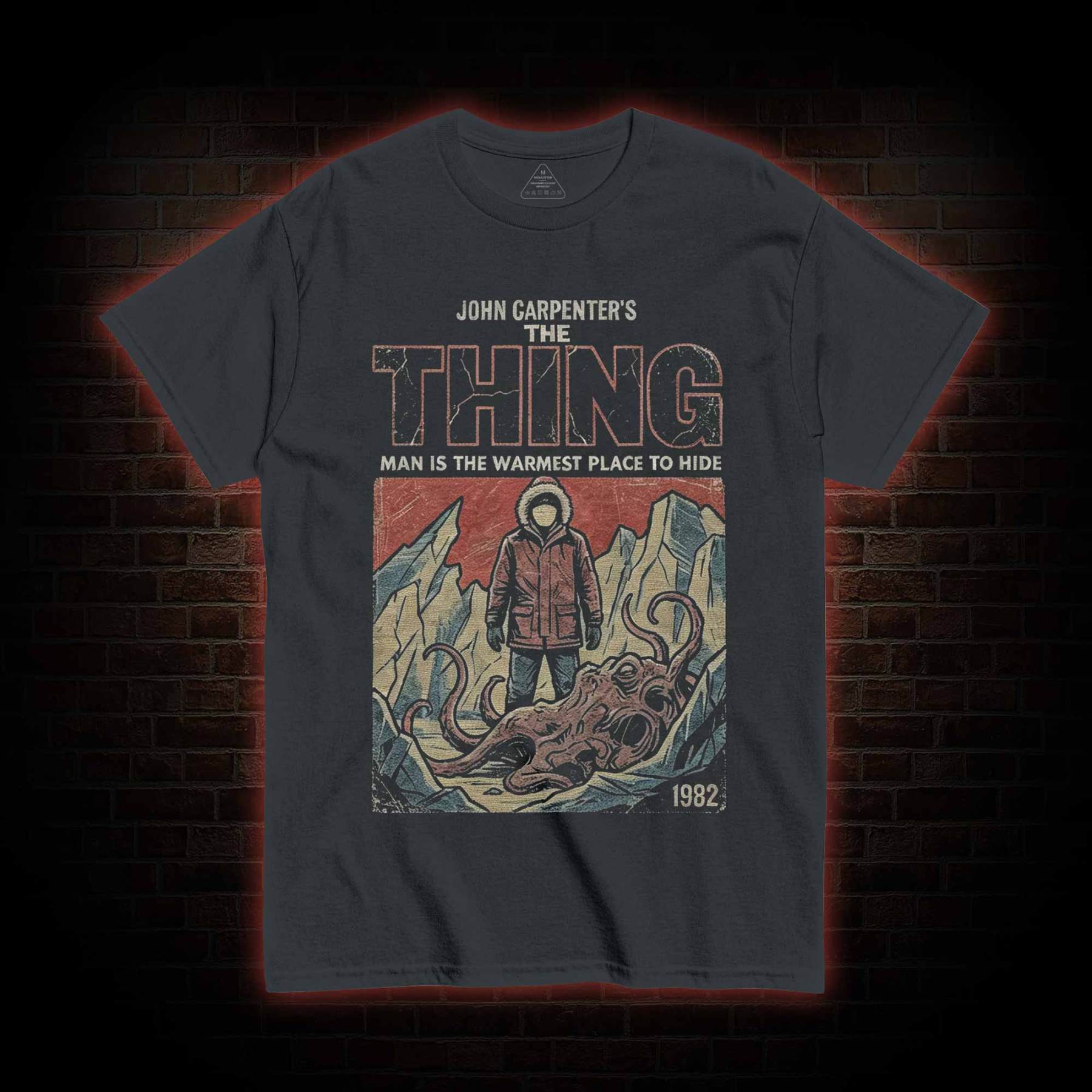 Man is the Warmest Place to Hide T-shirt
