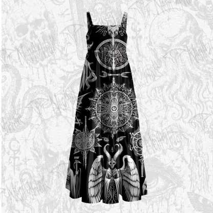 Void Ritual Wide Straps Maxi Dress