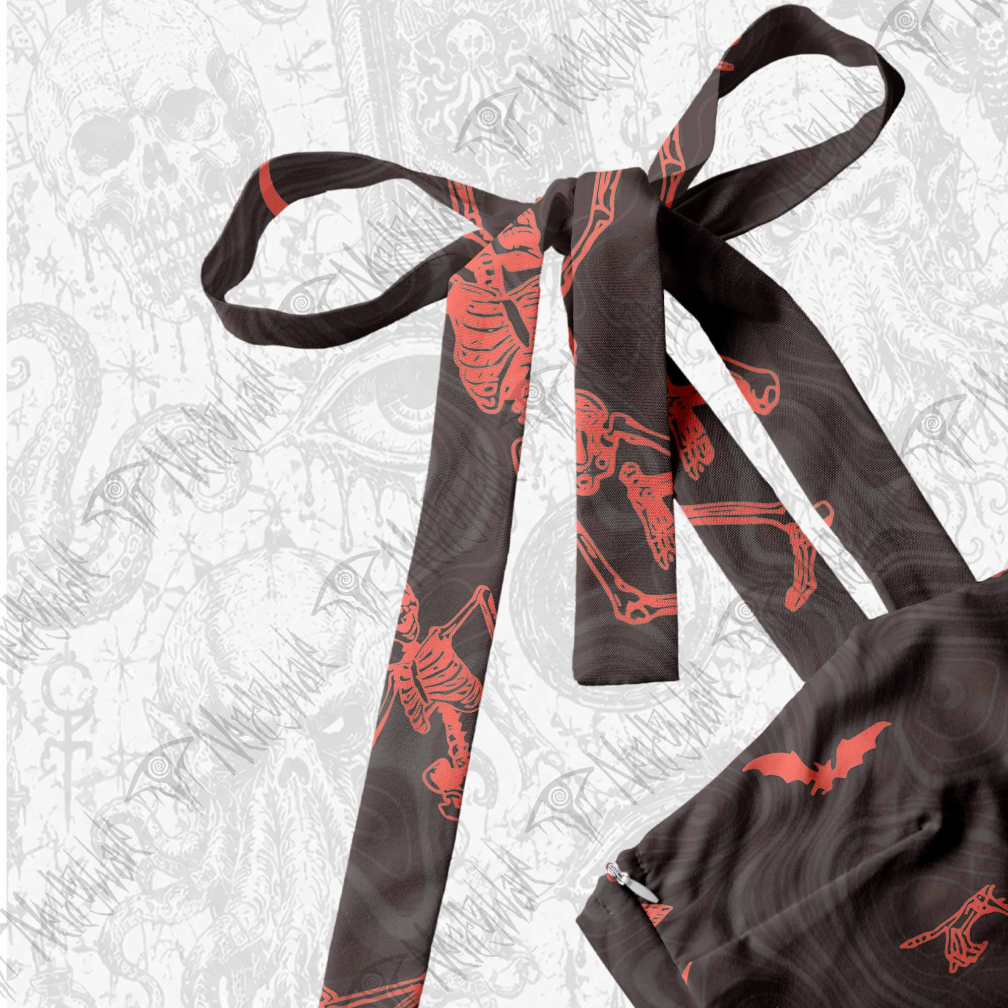 Surviving Purely Out of Spite Tie Shoulder Maxi Dress