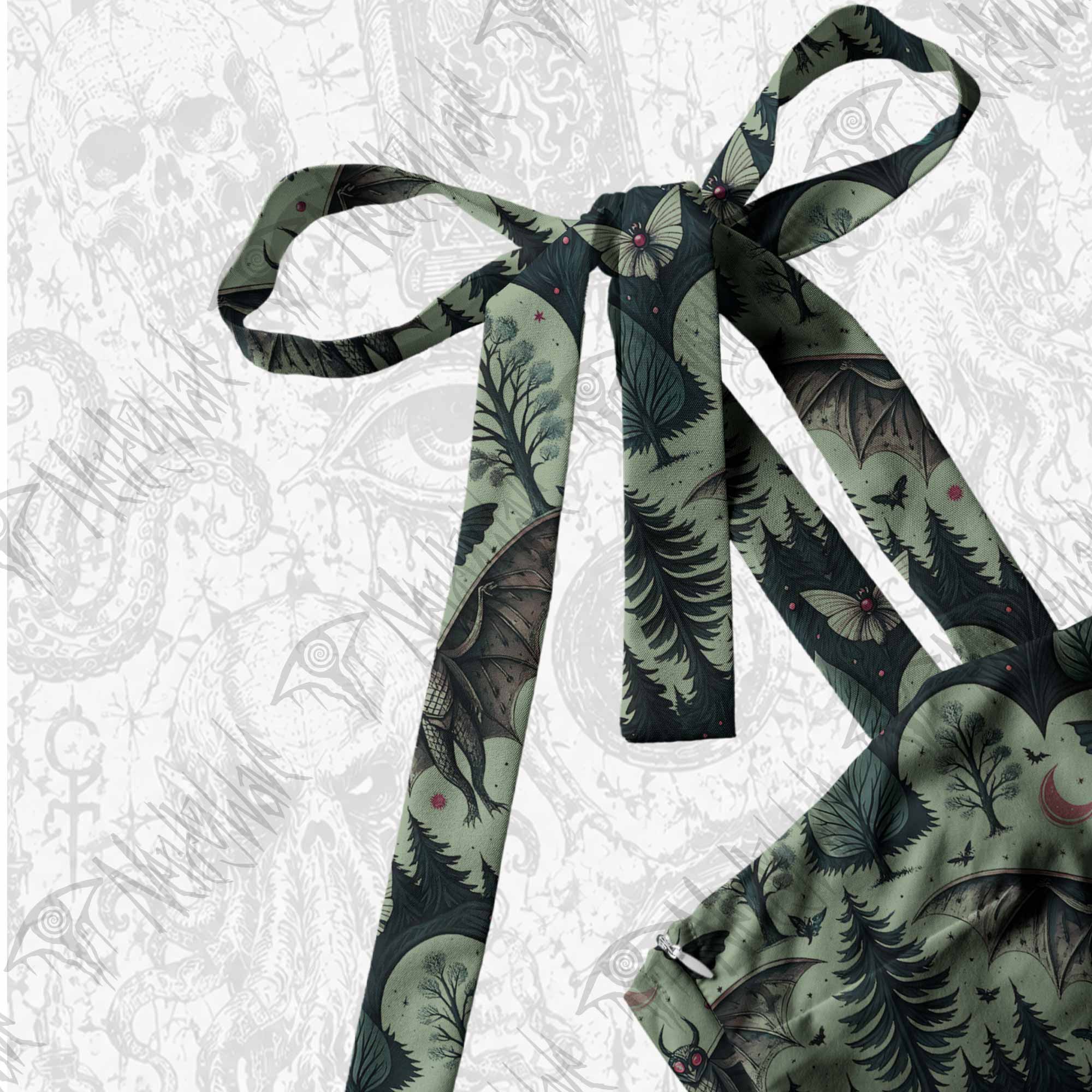 Home of the Mothman Tie Shoulder Maxi Dress