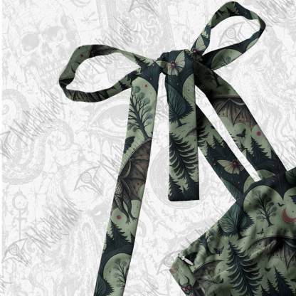 Home of the Mothman Tie Shoulder Maxi Dress