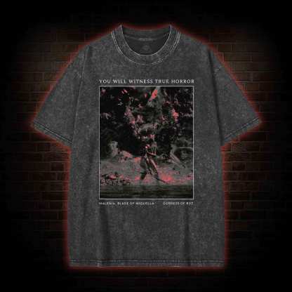 You Will Witness True Horror Washed T-shirt