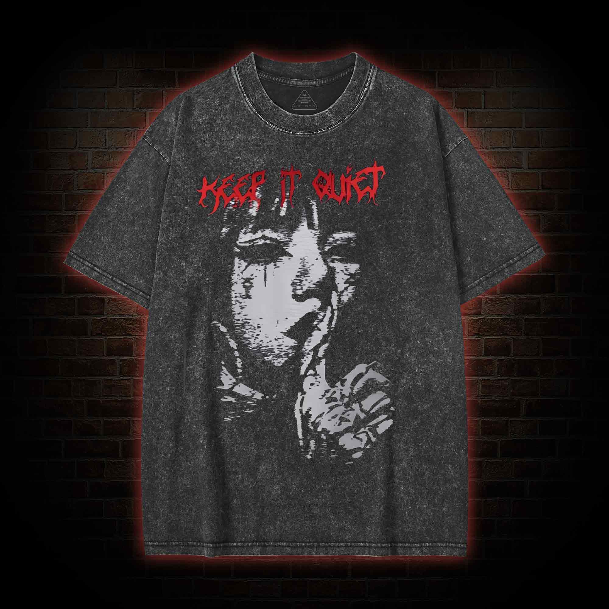 Keep it Quiet Washed T-shirt